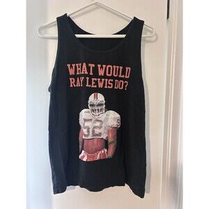 Rare Vintage #52 Miami Hurricanes Ray Lewis Tank Top See Pics For Size